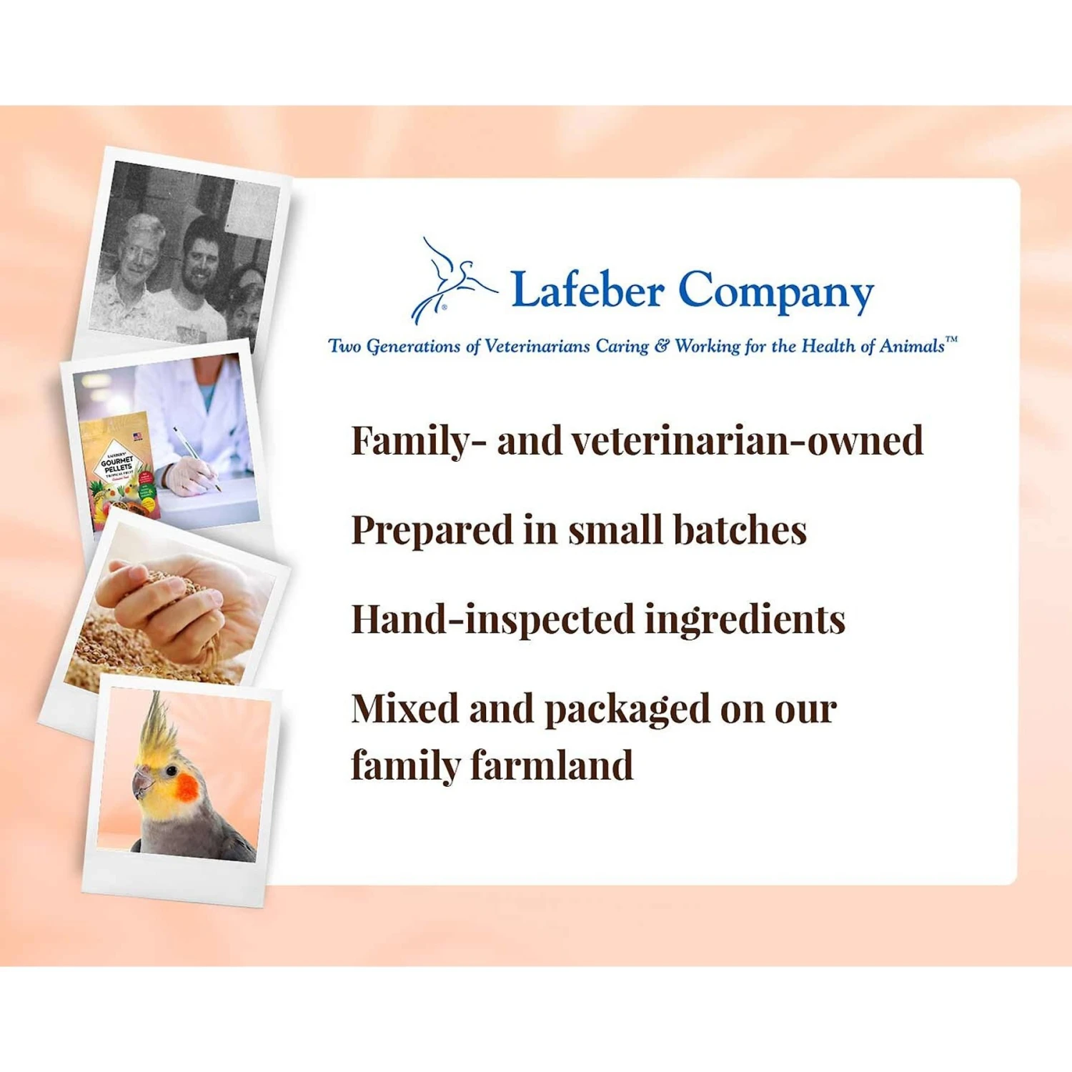 Lafeber Tropical Fruit Gourmet Pellets Cockatiel Bird Food 10 Lafeber Tropical Fruit Gourmet Pellets Cockatiel Bird Food - Image 8