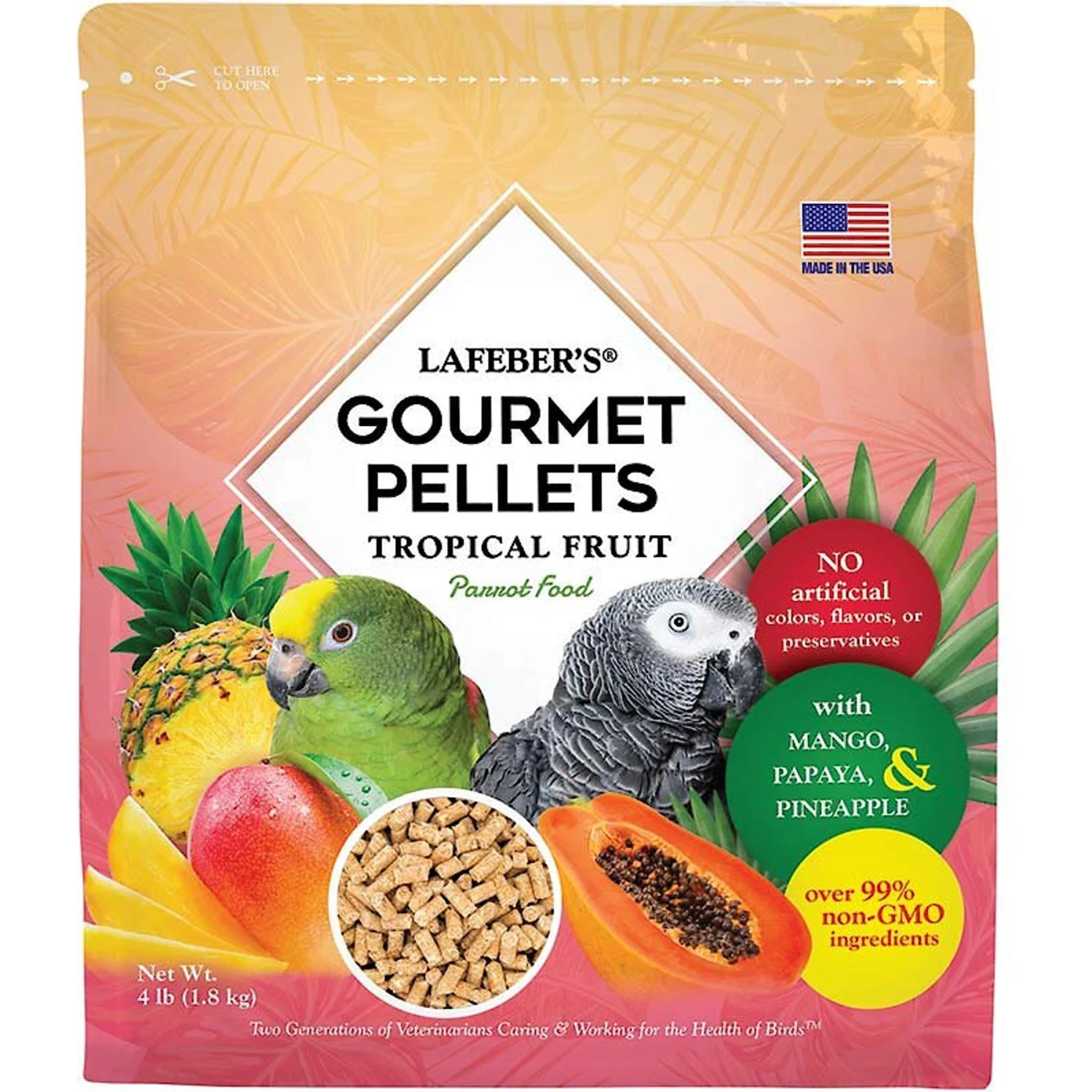 Lafeber Tropical Fruit Gourmet Pellets Parrot Bird Food 3 Lafeber Tropical Fruit Gourmet Pellets Parrot Bird Food