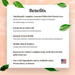 Lafeber Tropical Fruit Gourmet Pellets Parrot Bird Food 13 Lafeber Tropical Fruit Gourmet Pellets Parrot Bird Food -Sunny Decor Shop 254464 PT3. AC SS1800 V1602321066