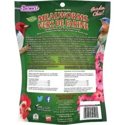 Kalmbach Feeds All Natural 17% Protein Hi Omegga Layer Crumbles Chicken Feed, 50-lb Bag & Brown's Garden Chic! Dried Mealworms For Wild Birds -Sunny Decor Shop 255653 PT4. AC SS1800 V1675277402