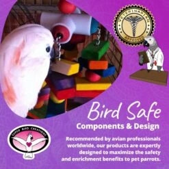 Super Bird Creations 4 Way Play Bird Toy, X-Large 18 Super Bird Creations 4 Way Play Bird Toy, X-Large -Sunny Decor Shop 256280 PT7. AC SS1800 V1685653254