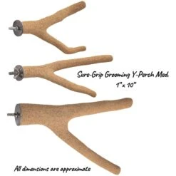 Super Bird Creations Sure-Grip Grooming Y Bird Perch, Medium -Sunny Decor Shop 256283 PT1. AC SS1800 V1662671782