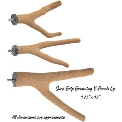 Super Bird Creations Sure-Grip Grooming Y Bird Perch, Large 10 Super Bird Creations Sure-Grip Grooming Y Bird Perch, Large -Sunny Decor Shop 256284 PT1. AC SS1800 V1662689483