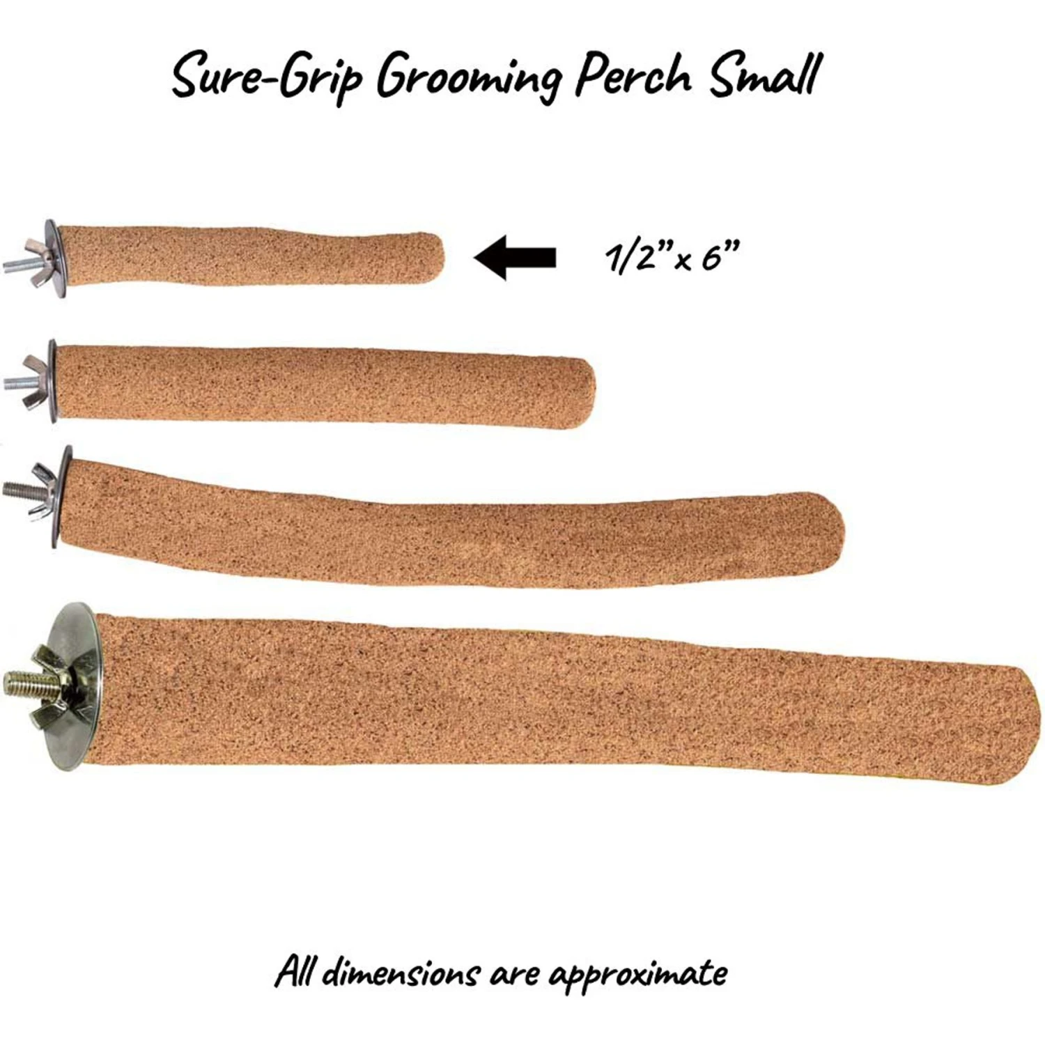 Super Bird Creations Sure-Grip Grooming Perch, Small 5 Super Bird Creations Sure-Grip Grooming Perch, Small - Image 3