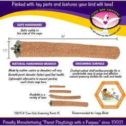 Super Bird Creations Sure-Grip Grooming Perch, X-Large 9 Super Bird Creations Sure-Grip Grooming Perch, X-Large -Sunny Decor Shop 256289 PT4. AC SS1800 V1662671473