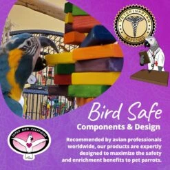 Super Bird Creations Woodpile Bird Toys, Large/X-Large 16 Super Bird Creations Woodpile Bird Toys, Large/X-Large -Sunny Decor Shop 256291 PT7. AC SS1800 V1685652169