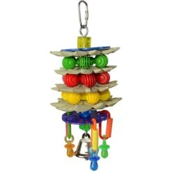 Super Bird Creations Triple Decker Bird Toy, Medium -Sunny Decor Shop 256299 PT1. AC SS1800 V1662689361