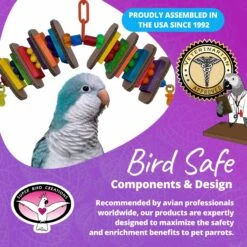 Super Bird Creations Snack Attack Bird Toy, Medium -Sunny Decor Shop 256313 PT7. AC SS1800 V1684340595