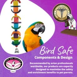 Super Bird Creations Chunky Chew Bird Toy, Large/X-Large -Sunny Decor Shop 256317 PT7. AC SS1800 V1684348196