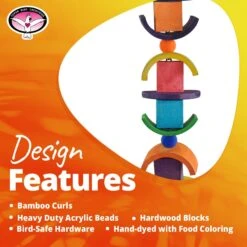 Super Bird Creations Chunky Chew Bird Toy, Large/X-Large -Sunny Decor Shop 256317 PT8. AC SS1800 V1684340541