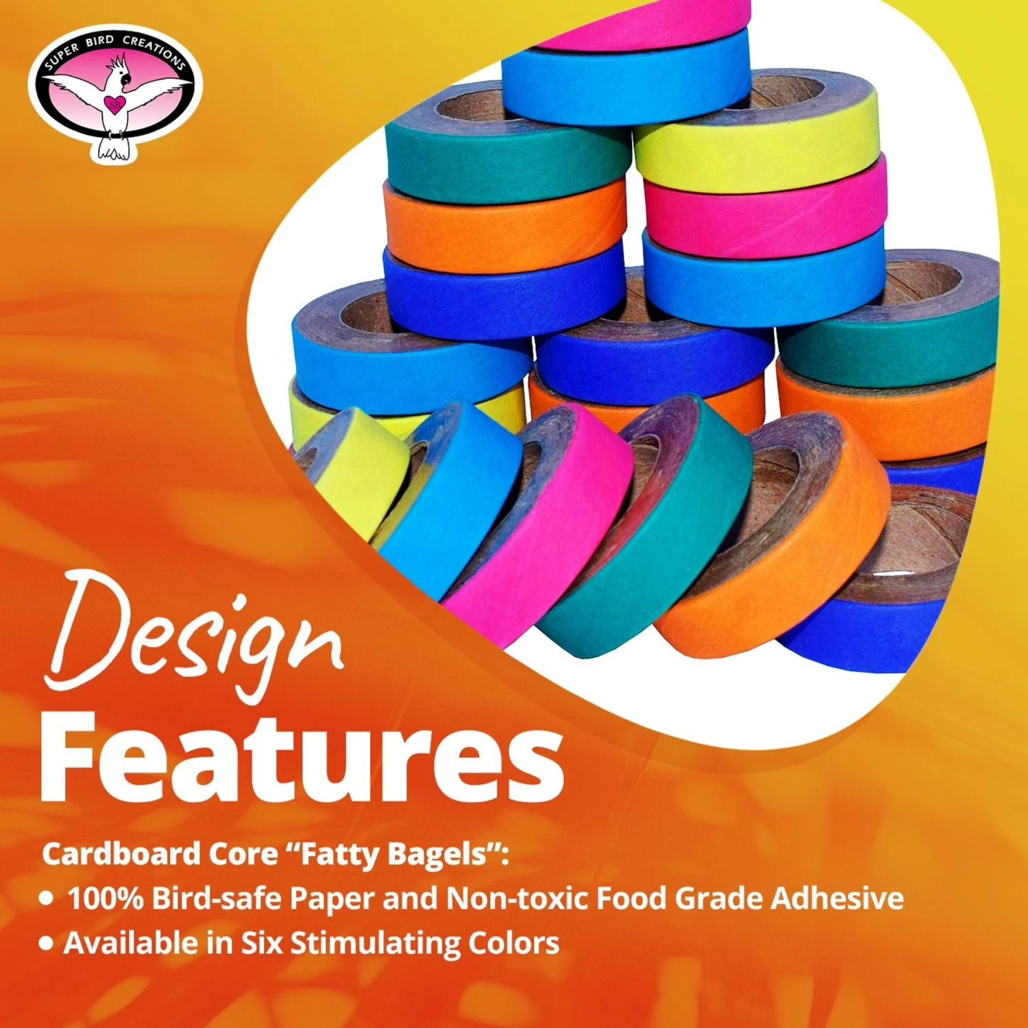 Super Bird Creations Fatty Bagels, Medium/Large, 24 Count 9 Super Bird Creations Fatty Bagels, Medium/Large, 24 Count - Image 7