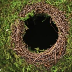 Galapagos Raindrop Woven Birdhouse, Fresh Green -Sunny Decor Shop 257676 PT2. AC SS1800 V1684415671