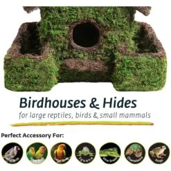 Galapagos Plantable Maison Patio Birdhouse, Fresh Green -Sunny Decor Shop 257684 PT5. AC SS1800 V1684403053
