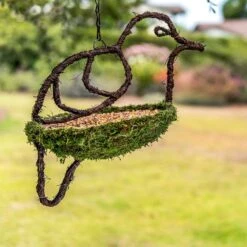 Galapagos Woven Bird Feeder, Dove, Fresh Green 8 Galapagos Woven Bird Feeder, Dove, Fresh Green -Sunny Decor Shop 257697 PT1. AC SS1800 V1684405349