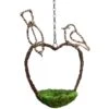 Galapagos Woven Bird Feeder, Sparrow, Fresh Green -Sunny Decor Shop 257699 MAIN. AC SS1800 V1684411831