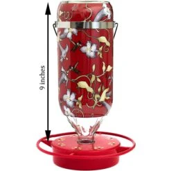 Hummer's Galore Vine Design Hanging Feeder Hummingbird Feeder -Sunny Decor Shop 261541 PT1. AC SS1800 V1605645105