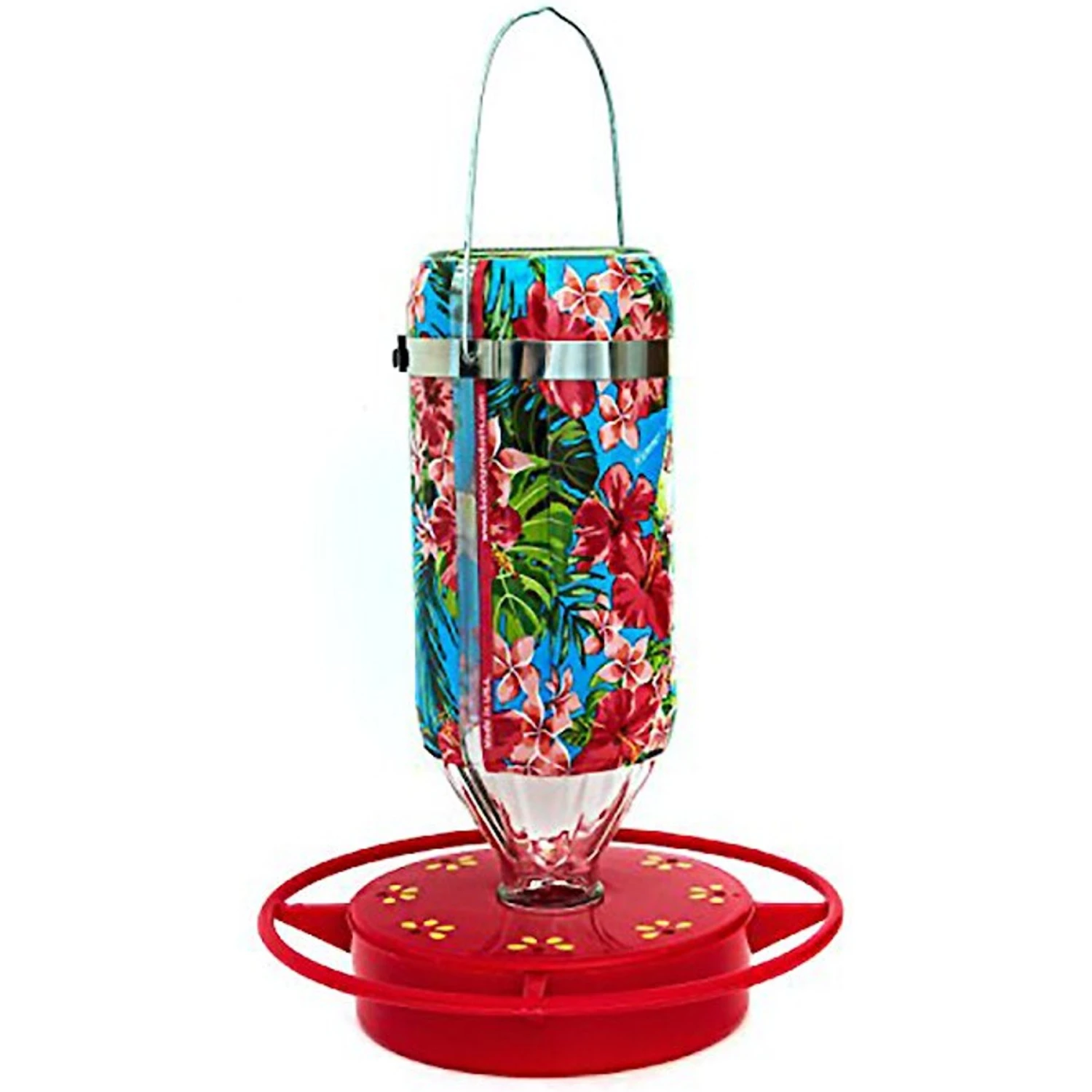 Hummer's Galore Tropical Blue Sky Flower Hummingbird Feeder, 16-oz 4 Hummer's Galore Tropical Blue Sky Flower Hummingbird Feeder, 16-oz - Image 2