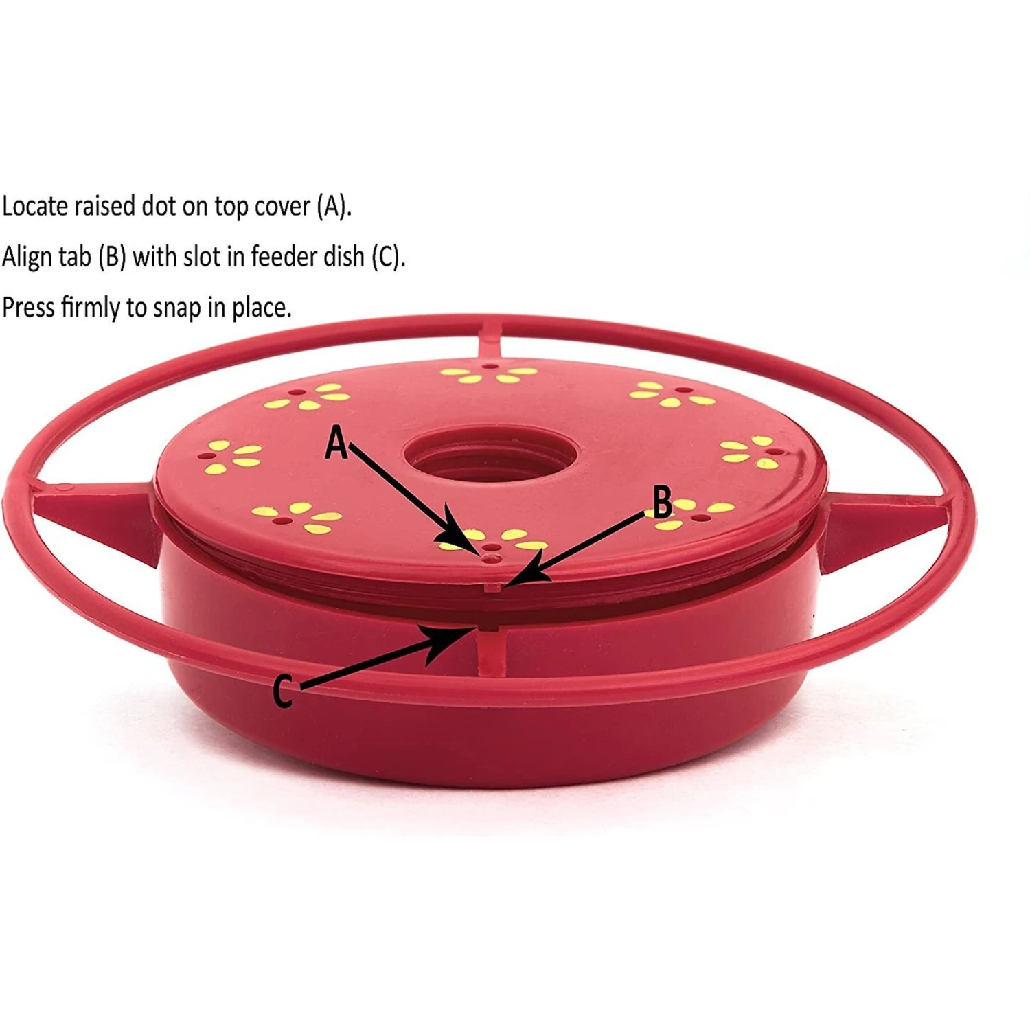 Hummer's Galore Tropical Blue Sky Flower Hummingbird Feeder, 16-oz 5 Hummer's Galore Tropical Blue Sky Flower Hummingbird Feeder, 16-oz - Image 3