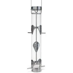 Droll Yankees Ring Pull Advantage Nyjer Seed Finch Bird Feeder, 16-in