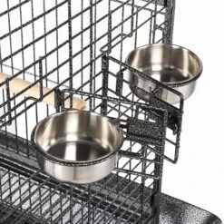 Yaheetech Open Playtop Bird Cage Cage, Hammered Black -Sunny Decor Shop 285188 PT5. AC SS1800 V1617142313