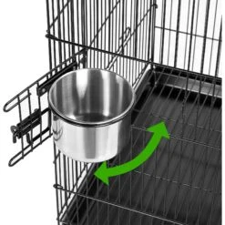 Yaheetech Open Top Rolling Metal Parrot Bird Cage, Black 17 Yaheetech Open Top Rolling Metal Parrot Bird Cage, Black -Sunny Decor Shop 285192 PT6. AC SS1800 V1649920587
