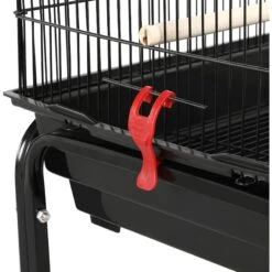 Yaheetech Rolling Metal Detachable Stand Bird Cage, Black -Sunny Decor Shop 285202 PT7. AC SS1800 V1649926581