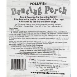 Polly's Pet Products Dancing Bird Perch 9 Polly's Pet Products Dancing Bird Perch -Sunny Decor Shop 285425 PT3. AC SS1800 V1618012920