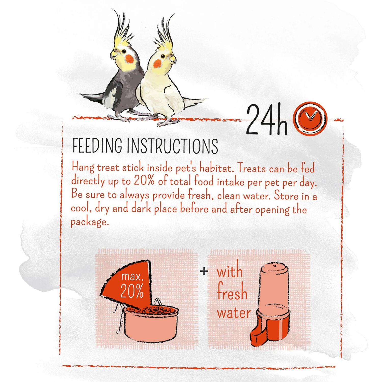 White Mill PURE Apricot Bird Treat Stick, 4.9-oz Box 6 White Mill PURE Apricot Bird Treat Stick, 4.9-oz Box - Image 4