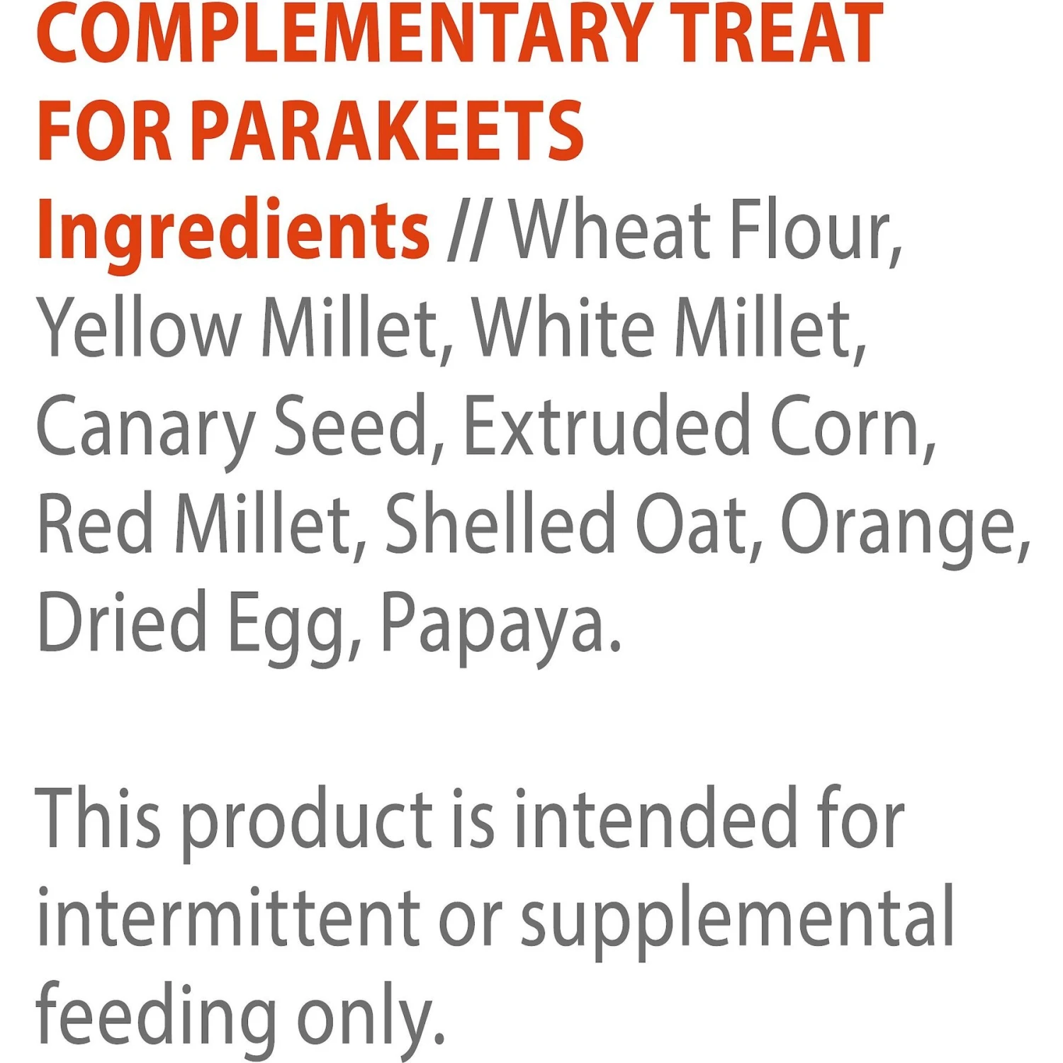 White Mill PURE Papaya & Orange Bird Treat Stick, 2.1-oz Box 7 White Mill PURE Papaya & Orange Bird Treat Stick, 2.1-oz Box - Image 5