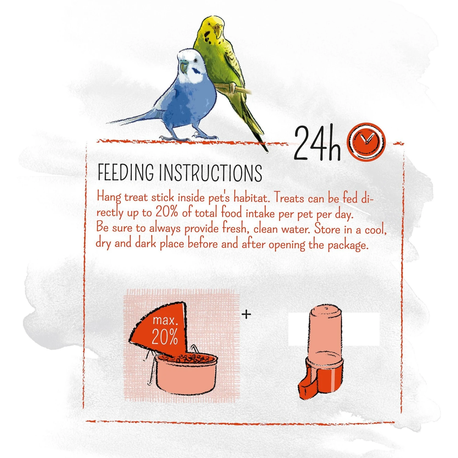 White Mill PURE Papaya & Orange Bird Treat Stick, 2.1-oz Box 9 White Mill PURE Papaya & Orange Bird Treat Stick, 2.1-oz Box - Image 7