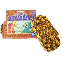Planet Pleasures Zig Zag Rainbow Shredder Bird Toy, Small