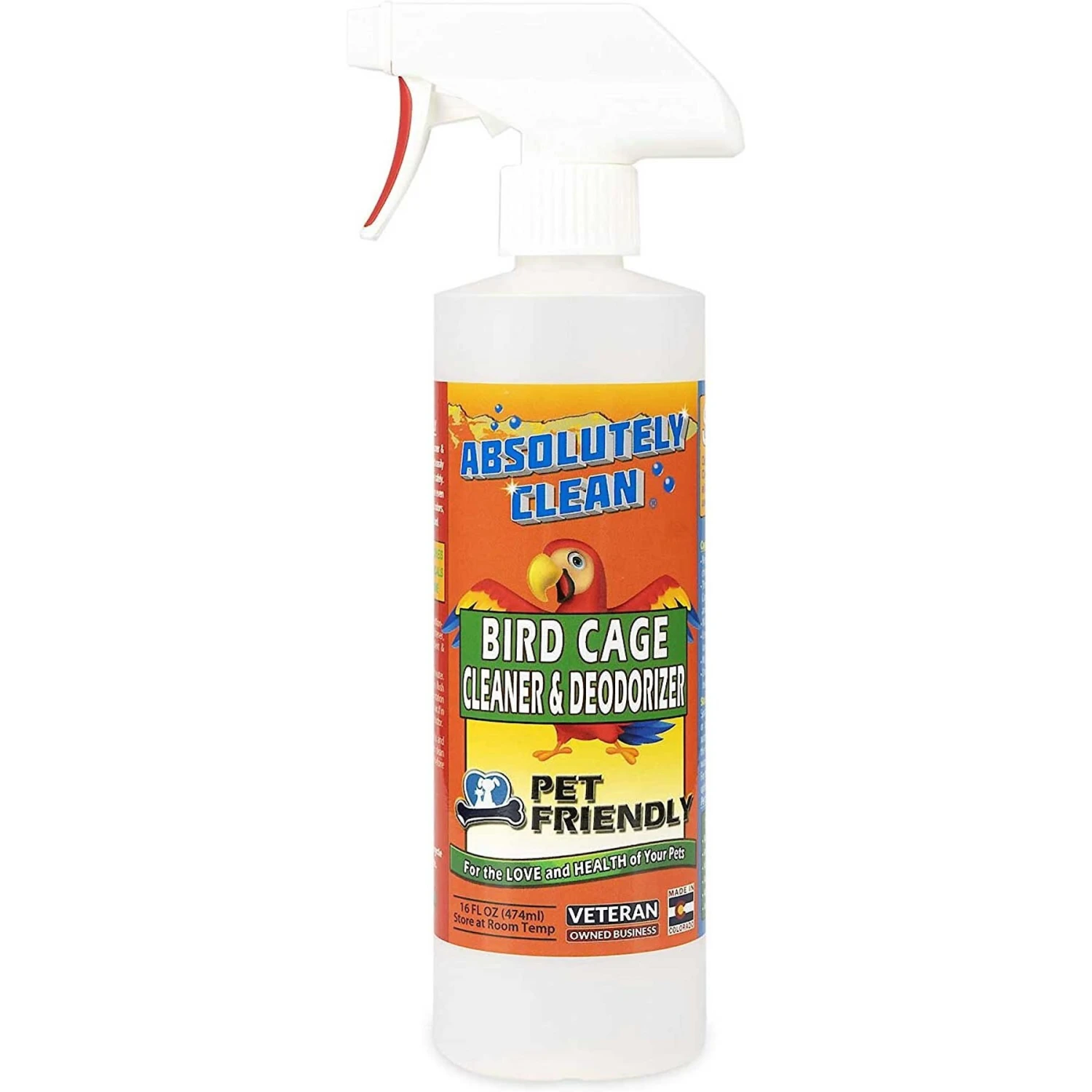 Absolutely Clean Bird Cage Cleaner & Deodorizer 3 Absolutely Clean Bird Cage Cleaner & Deodorizer