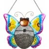 Exhart Metal Mesh Seed Basket Butterfly Bird Feeder -Sunny Decor Shop 300112 MAIN. AC SS1800 V1635453424