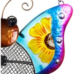 Exhart Metal Mesh Seed Basket Butterfly Bird Feeder -Sunny Decor Shop 300112 PT4. AC SS1800 V1635432087