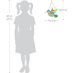 Exhart Metal Mesh Basket Hummingbird Bird Feeder -Sunny Decor Shop 300116 PT2. AC SS1800 V1635475336