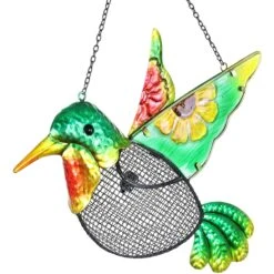 Exhart Metal Mesh Basket Hummingbird Bird Feeder -Sunny Decor Shop 300116 PT6. AC SS1800 V1635477703