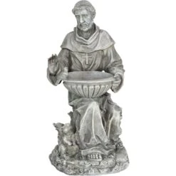 Exhart Saint Francis Garden Statue Bird Feeder