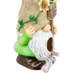 Exhart Welcome Gnome Hanging Bird House -Sunny Decor Shop 300159 PT3. AC SS1800 V1671027818