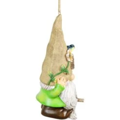 Exhart Welcome Gnome Hanging Bird House -Sunny Decor Shop 300159 PT4. AC SS1800 V1671027814