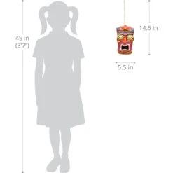 Exhart Solar Tiki Bird House -Sunny Decor Shop 300169 PT3. AC SS1800 V1666296948