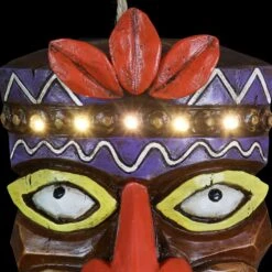 Exhart Solar Tiki Bird House -Sunny Decor Shop 300169 PT4. AC SS1800 V1666297283