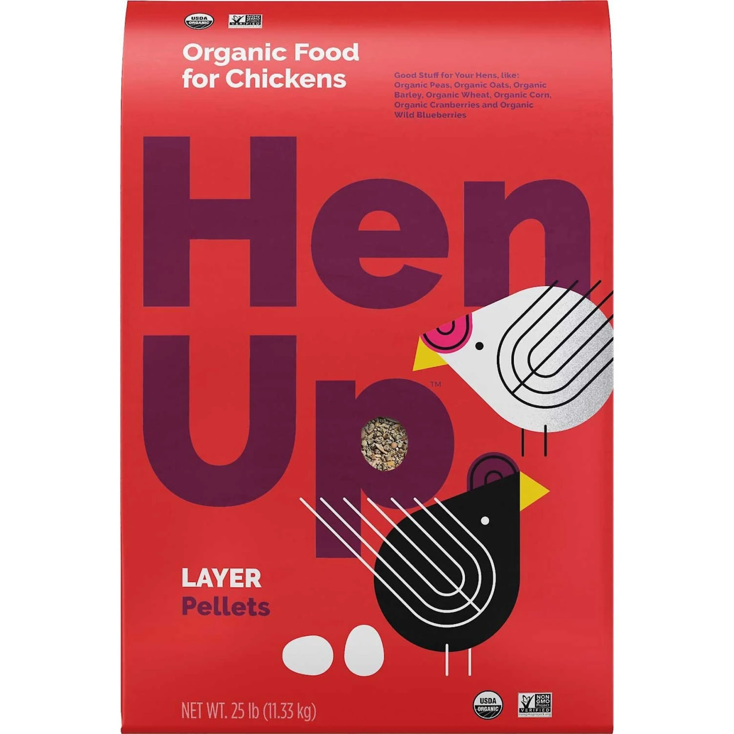 Hen Up Scratch Grains Organic Chicken Food, 25-lb Bag & Hen Up Layer Pellets Organic Chicken Food, 25-lb Bag 7 Hen Up Scratch Grains Organic Chicken Food, 25-lb Bag & Hen Up Layer Pellets Organic Chicken Food, 25-lb Bag - Image 5