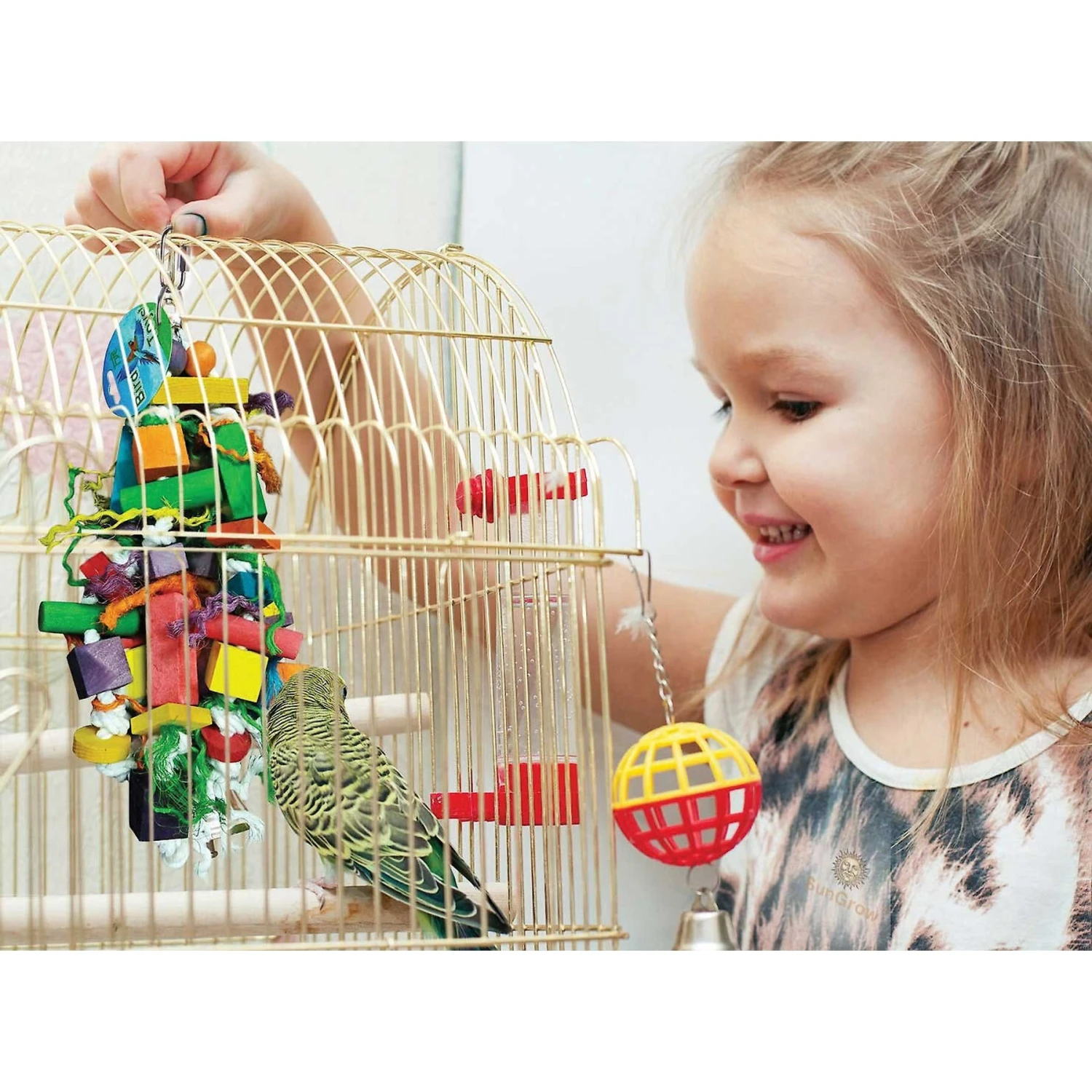 Higgins Vita Seed California Blend Parrot Food & SunGrow Bird Chew Toy, Medium & Large Parrot Foraging Blocks For Cage 7 Higgins Vita Seed California Blend Parrot Food & SunGrow Bird Chew Toy, Medium & Large Parrot Foraging Blocks For Cage - Image 5