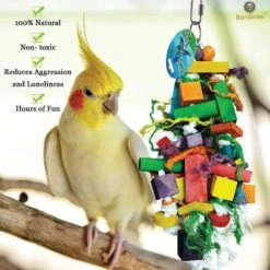 Higgins Vita Seed California Blend Parrot Food & SunGrow Bird Chew Toy, Medium & Large Parrot Foraging Blocks For Cage 13 Higgins Vita Seed California Blend Parrot Food & SunGrow Bird Chew Toy, Medium & Large Parrot Foraging Blocks For Cage -Sunny Decor Shop 301968 PT5. AC SS1800 V1622815652