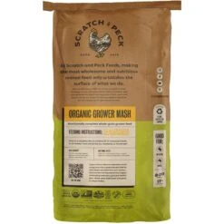 Scratch And Peck Feeds Naturally Free Organic 17% Protein Grower Chicken & Duck Feed & Scratch And Peck Feeds Cluckin' Good Organic Herbs Chicken Supplement, 10-oz Bag -Sunny Decor Shop 302108 PT6. AC SS1800 V1681146123