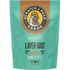 Scratch And Peck Feeds Naturally Free Organic Layer 16% Chicken & Duck Feed & Scratch And Peck Feeds Cluckin' Good Layer Grit Chicken Supplement, 7-lb Bag -Sunny Decor Shop 302110 PT1. AC SS1800 V1682017475