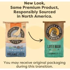 Scratch And Peck Feeds Naturally Free Organic Layer 16% Chicken & Duck Feed & Scratch And Peck Feeds Cluckin' Good Layer Grit Chicken Supplement, 7-lb Bag -Sunny Decor Shop 302110 PT7. AC SS1800 V1681146121