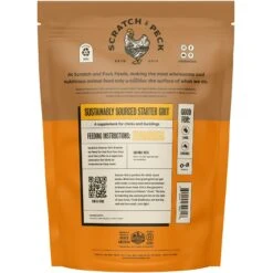 Scratch And Peck Feeds Naturally Free Organic Starter Chicken & Duck Feed & Scratch And Peck Feeds Cluckin' Good Chick Grit Chicken Supplement, 7-lb Bag -Sunny Decor Shop 302112 PT2. AC SS1800 V1682710886
