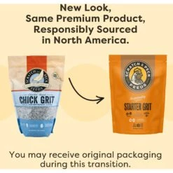 Scratch And Peck Feeds Naturally Free Organic Starter Chicken & Duck Feed & Scratch And Peck Feeds Cluckin' Good Chick Grit Chicken Supplement, 7-lb Bag -Sunny Decor Shop 302112 PT3. AC SS1800 V1682710906