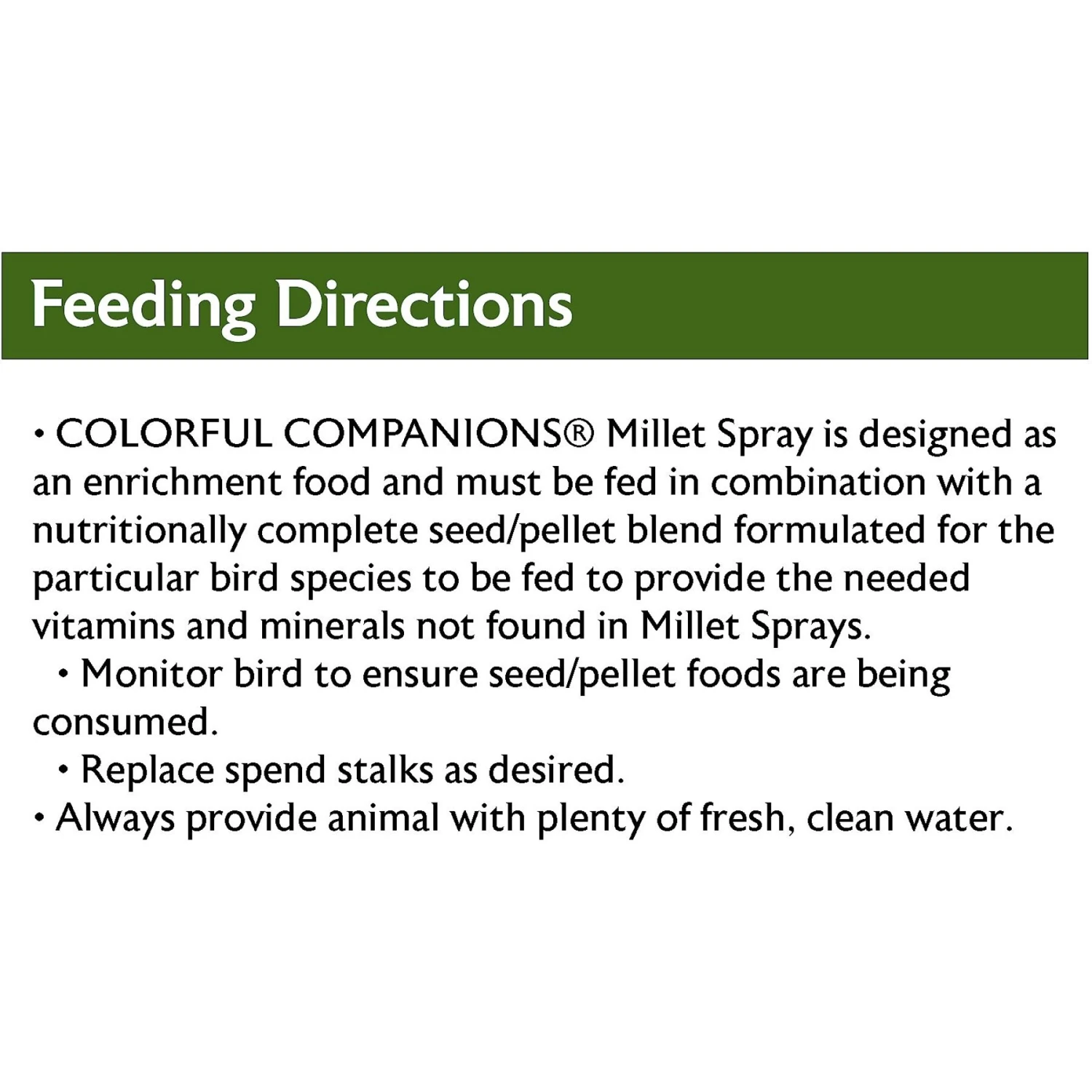 Colorful Companions Millet Sprays Bird Food, 10-lb Box 6 Colorful Companions Millet Sprays Bird Food, 10-lb Box - Image 4